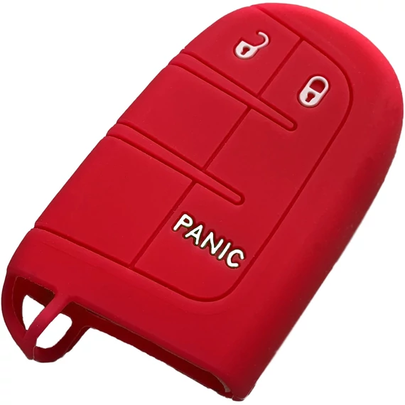 Szilikon tok kulcshoz piros (Jeep)
