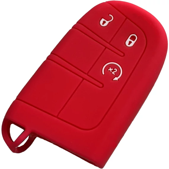 Szilikon tok kulcshoz piros (Jeep)