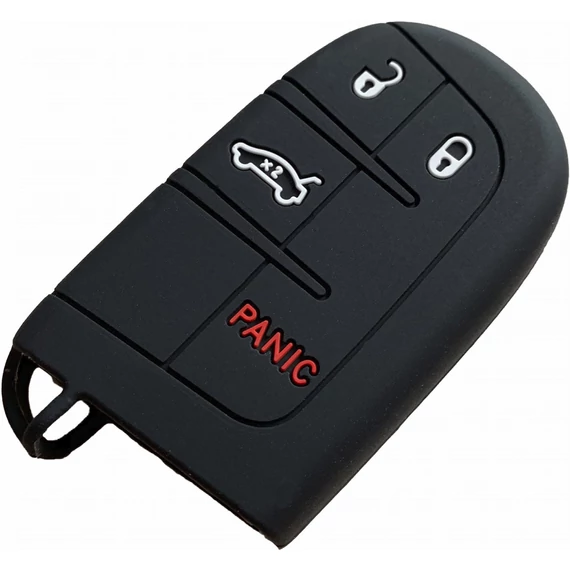 Szilikon tok kulcshoz fekete (Jeep)