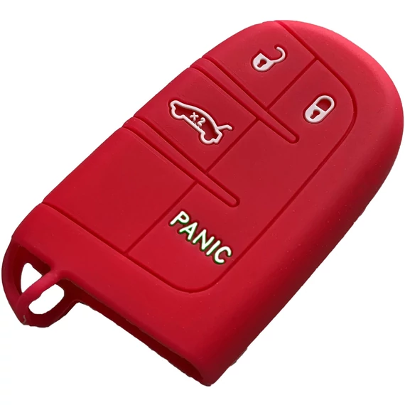 Szilikon tok kulcshoz piros (Jeep)