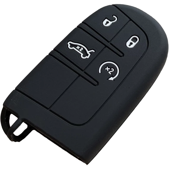 Szilikon tok kulcshoz fekete (Jeep)