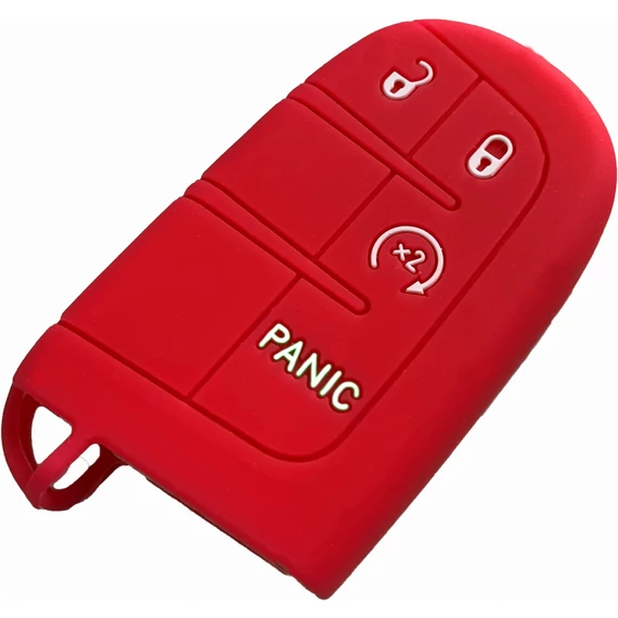 Szilikon tok kulcshoz piros (Jeep)