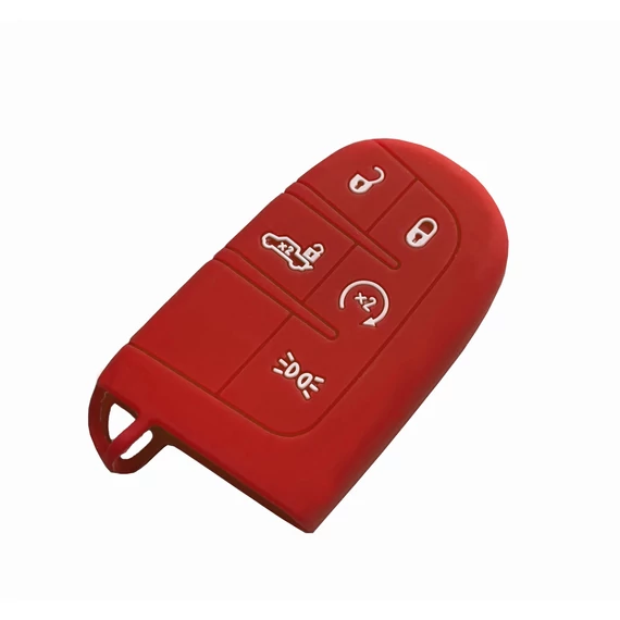 Szilikon tok kulcshoz piros (Jeep)