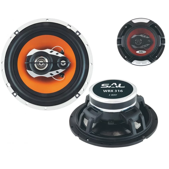 SAL WRX 316 Autóhangszóró 165 mm 3 utas 220 W