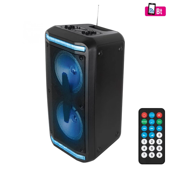 SAL party hangdoboz 2 utas bass reflex bluetooth-os 80 W