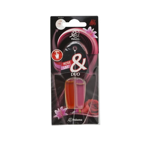 Illatosító Paloma Duo Parfüm Rose and Lily 2 x 3 ml