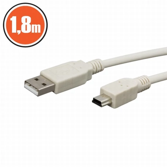 USB kábel USB-mini USB 1.8 m