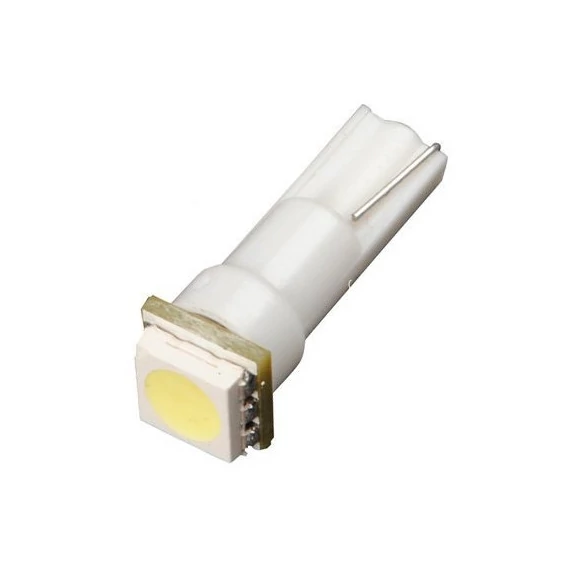 Led izzó 12V 1W T5 5050 1 SMD fehér