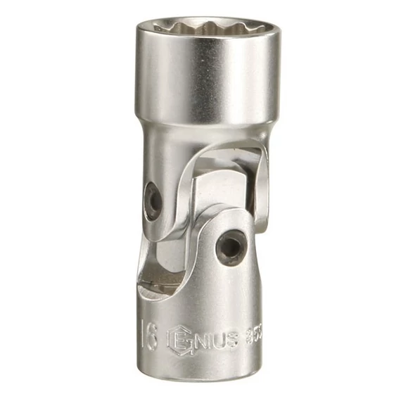 Genius dugókulcs 12 szögű 17 mm 3/8" csuklós