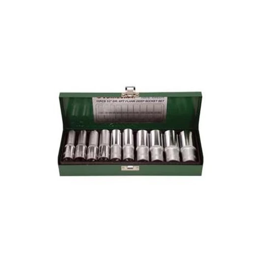 Jonnesway dugókulcs készlet 11 db 1/2" 6 lap hosszú