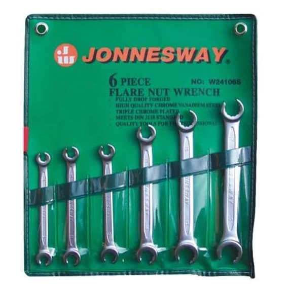 Jonnesway fékcsőkulcs készlet 6 db  8-19 mm