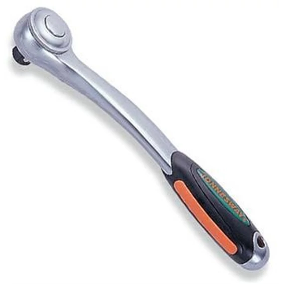 Jonnesway racsnis hajtókar 72 fog 249 mm 1/2" hajlított
