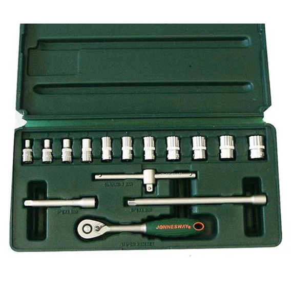 Jonnesway dugókulcs készlet 15 db 1/4"