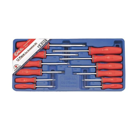 Genius csavarhúzó készlet torx 12 db