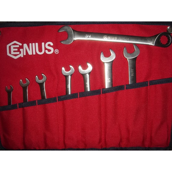Genius racsnis csillagkulcs készlet 6 db 8-19 mm