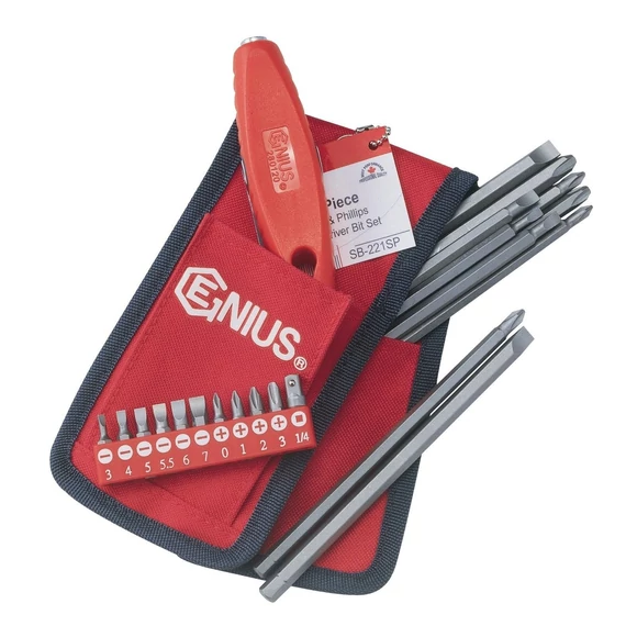 Genius lapos, philips bit készlet 21 db