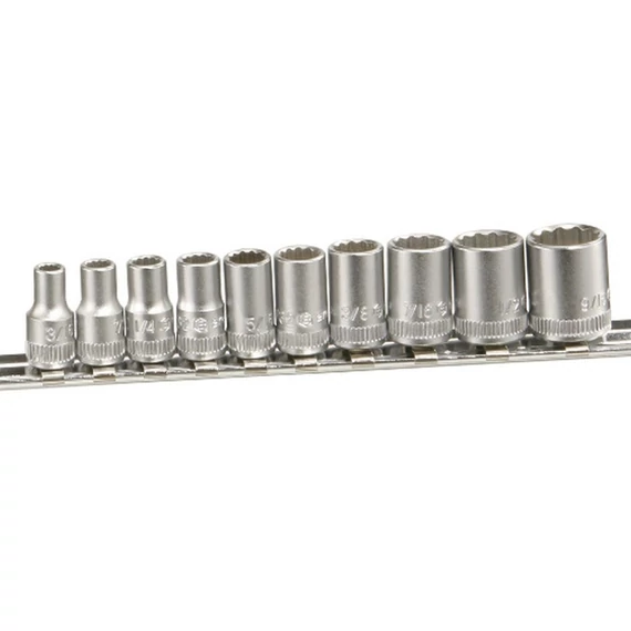 Genius dugókulcs készlet 10 db 1/4"