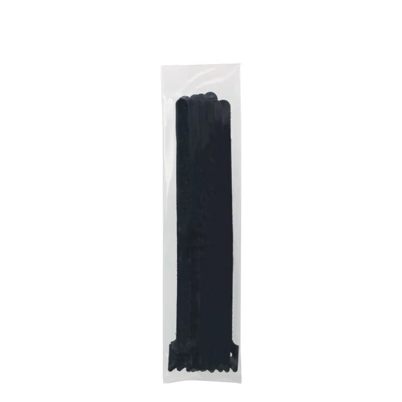 Tépőzáras kábelkötöző 12x330 mm 10 db fekete