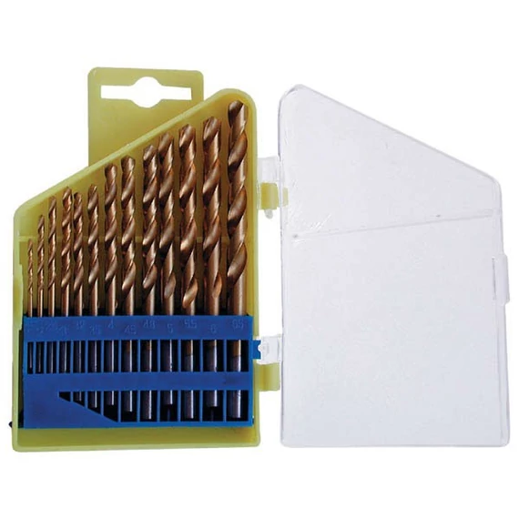 Extol csigafúró készlet O1.5-6.5 mm 13 db HSS Titán