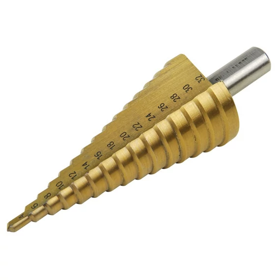 Extol lépcsős fúró O4.0-39.0 mm 13 lépcsős TiN