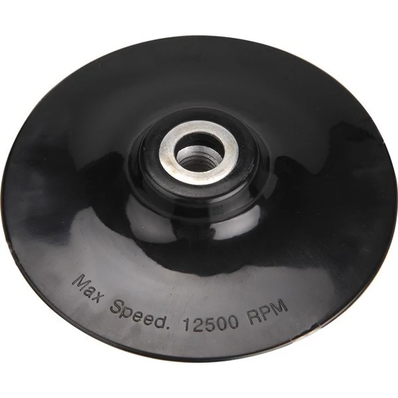 Gumitányér 115 mm sarokcsiszolóhoz kemény