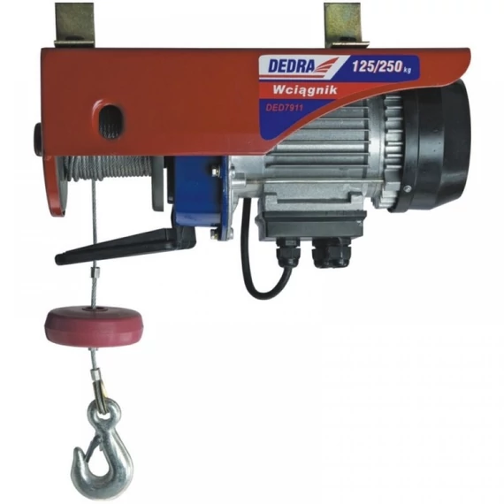 Dedra elektromos csörlő 1000 W 200 kg 12 m