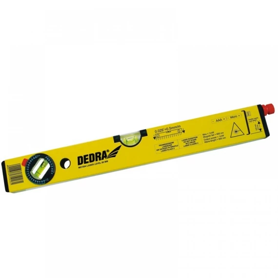 Dedra lézeres vízmérték 60 cm 1 mm/m pontosság