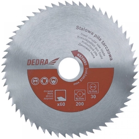 Dedra körfűrészlap 500x30 mm Z60 univerzális acél
