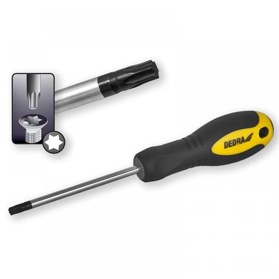 Dedra torx csavarhúzó T15x100 mm mágneses