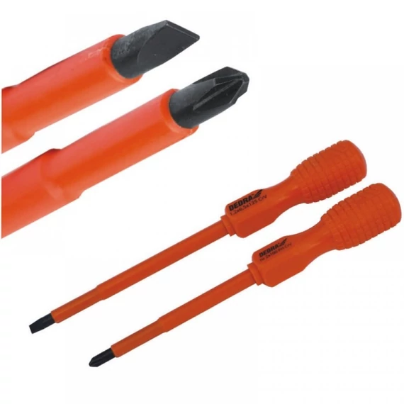 Dedra lapos csavarhúzó 1.2x6.5x125 mm szigetelt