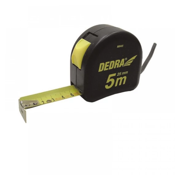Dedra mérőszalag 3 m 1 stoppos nagy méretű