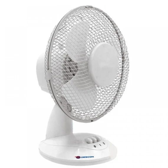 Descon asztali ventilátor 9" fehér