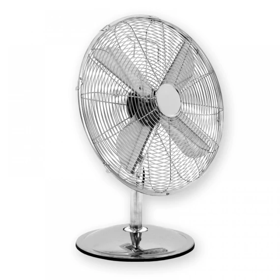 Descon asztali ventilátor 12"  króm