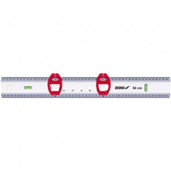 Dedra mérővessző 50 cm 2 libellás aluminium