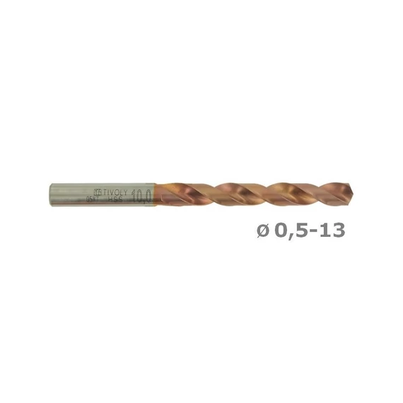 Tivoly T540 csigafúró 6,2 mm HSS L101/63 mm