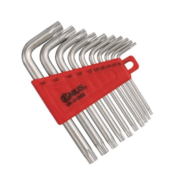 Genius torx kulcs készlet 10 db T9-T50