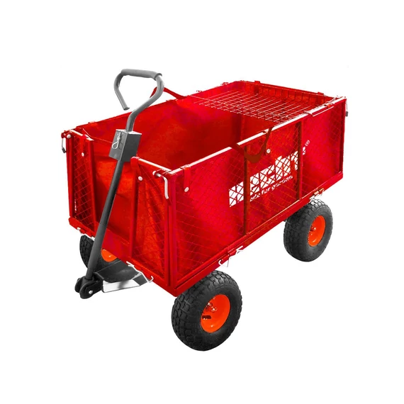 Hecht utánfutó kerti traktorhoz 215 l / 300 kg
