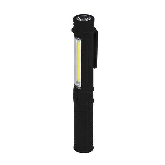 Dedra zseblámpa 1,5W COB LED + 1W LED