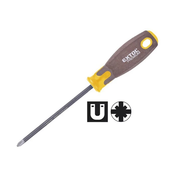 Extol csavarhúzó PZ0x75 mm mágneses