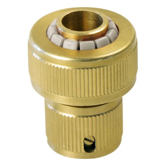 Gyorscsatlakozó 3/4" stoppos réz