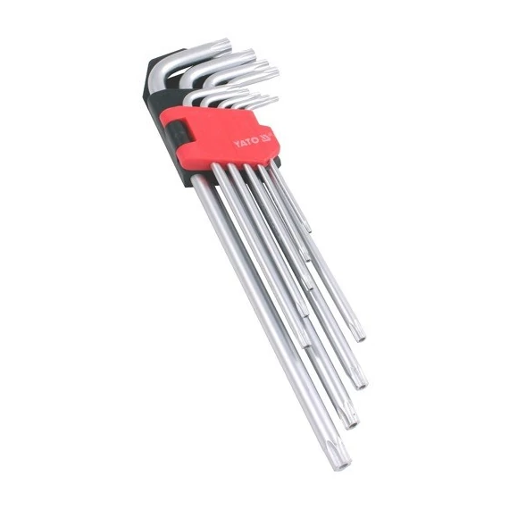 Yato torx kulcs készlet 9 db T10-T50 hosszú