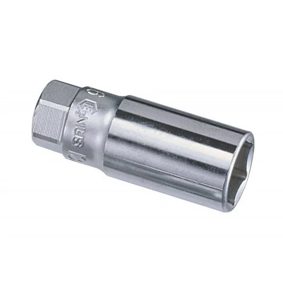 Genius gyertyakulcs 21 mm 3/8" hosszított