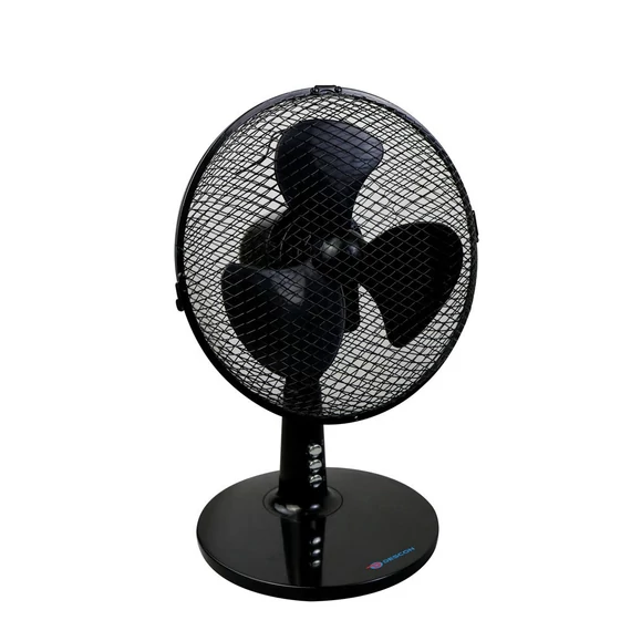 Descon asztali ventilátor 9" fekete 25W