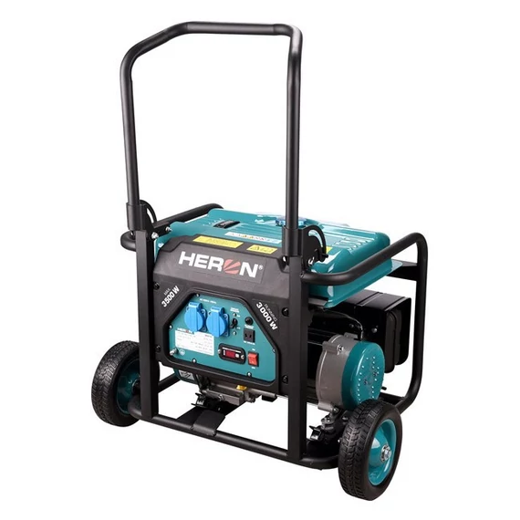 Heron EGM-68 AVR-1 benzinmotoros áramfejlesztő 3000 VA egyfázisú + ajándék motor