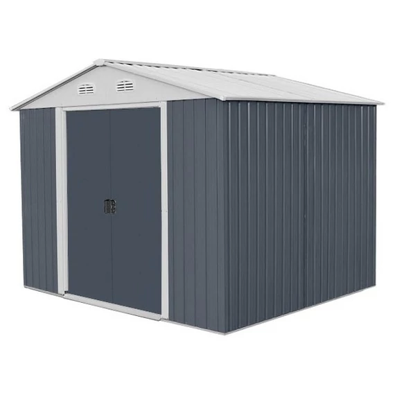 Hecht 8X8 PLUS kerti szerszámtároló ház sötétszürke