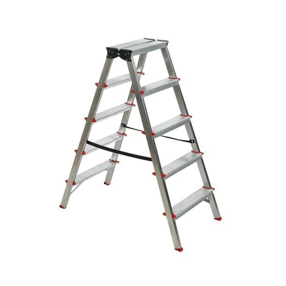 Összehajtható alumínium szobalétra 108 cm 2x5 fokos
