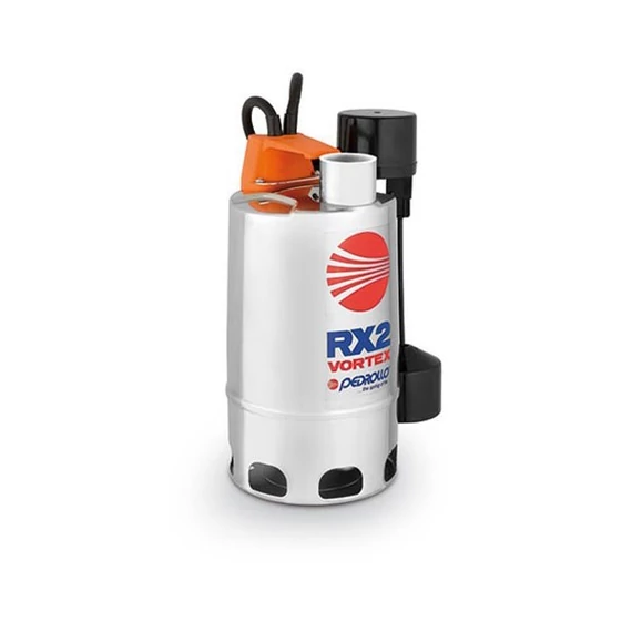 Pedrollo RXm 4/40-GM RX VORTEX 750 W szivattyú szennyezett vízhez mágneses úszók