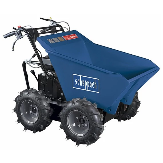 Scheppach DP 3000 Kerekes 4x4 meghajtású mini dömper 300 kg mechanikus billenéss