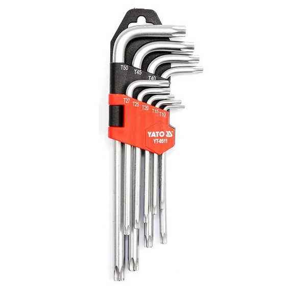 Yato torx kulcs készlet 9 db T10-T50 normál