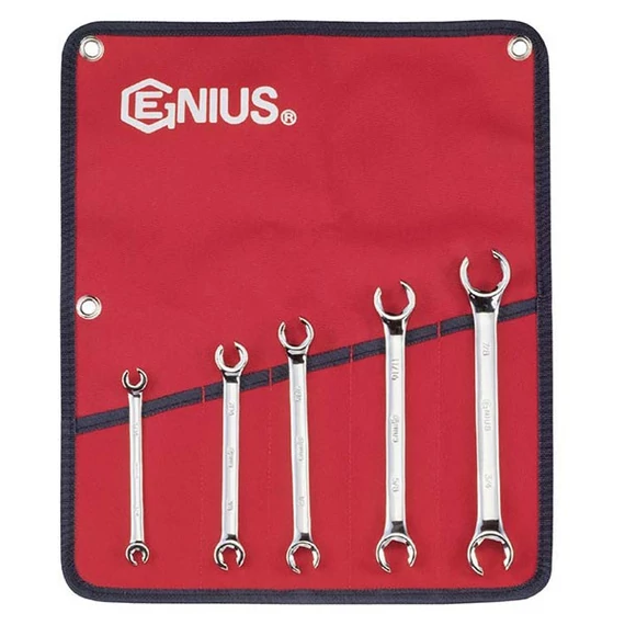 Genius fékcsőkulcs készlet 5 db 1/4" - 7/8"